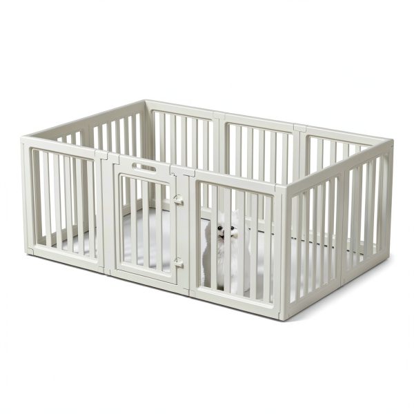 GGLL Pet Playpen Tool-less Assembly Transparent Panels-1