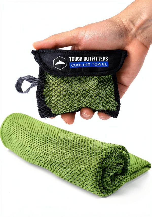 Tough Outdoors Cooling Towel Polyester Sport Square Adult-0