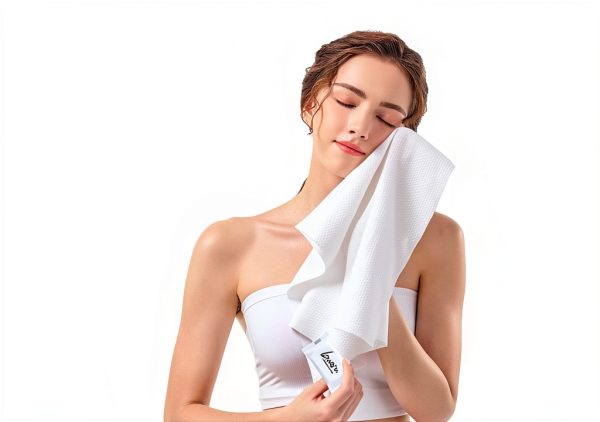 QUALIALL Compressed Towels 40 Pack Cotton Travel Washcloths-0