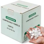 LEEXAYAH Compressed Towels Portable Reusable Travel Towels-0