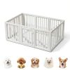 GGLL Pet Playpen Tool-less Assembly Transparent Panels-3