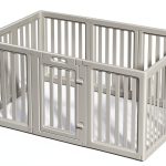 GGLL Pet Playpen Tool-less Assembly Transparent Panels-0