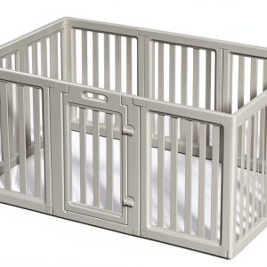 GGLL Pet Playpen Tool-less Assembly Transparent Panels-0