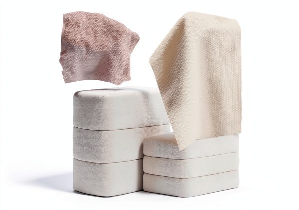 QUALIALL Compressed Towels 40 Pack Cotton Travel Washcloths-2