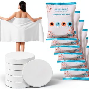 NOVGYXKM Compressed Cotton Towels Travel Camping Large Size-0