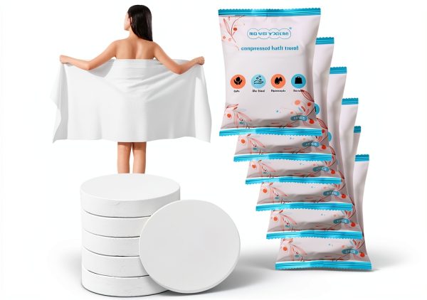 NOVGYXKM Compressed Cotton Towels Travel Camping Large Size-0