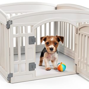 SMUG Dog Playpen Portable Foldable Design-0