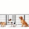 Dog Playpen GDKASRNY Silver 40 Inch Indoor Fence-2