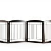 Pawland wooden dog gate convertible 96in-2