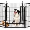 Dog Playpen Silver GDKASRNY 40 Inch 8 Panels-0