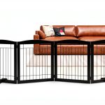 Pawland wooden dog gate convertible 96in-0