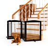 Pawland wooden dog gate convertible 96in-3