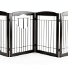 Pawland wooden dog gate convertible 96in-4
