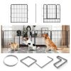 GDKASRNY Dog Playpens 40 Inch Silver-4