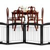 Pawland wooden dog gate convertible 96in-1