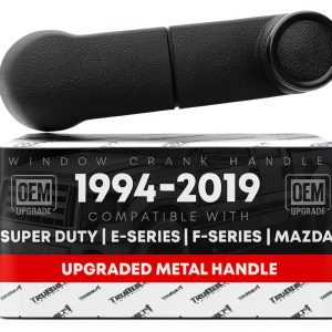 Window Crank Handle T1A Metal Upgrade – Black OEM Fit for Ford Ranger-0