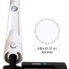 Window Crank Handle Replacement,(Single)(White Color) Fit to [3/8" Spline Socket Crank Handle]. Spline Socket, Smooth 360-Degree Operation.Casement,Compatible Andersen Window.Material: Zinc Alloy-2