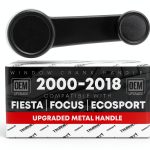 Window Crank Handle Metal by T1A – Black Fit for Ford EcoSport, Fiesta-0