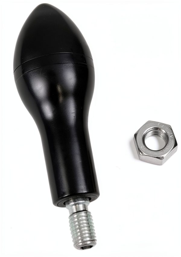 M10 Stainless Steel Crank Handle by Meuey Lyot M10x80 Black Hand Wheel-1