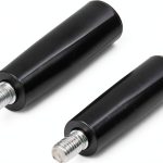 T Tulead Revolving Handles Lathe Crank Handle Machine M10 Thread Handle Grip Rotating Handles 2PCS-0