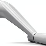 Window Crank Handle Replacement,(Single)(White Color) Fit to [3/8" Spline Socket Crank Handle]. Spline Socket, Smooth 360-Degree Operation.Casement,Compatible Andersen Window.Material: Zinc Alloy-0