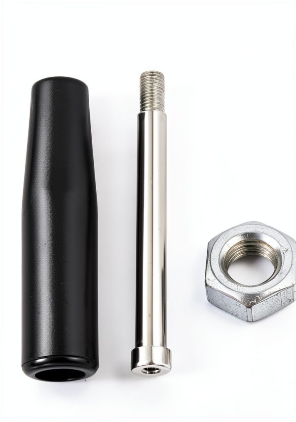 Trailer Jack Handle M10 X 120mm Revolving Handle Lathe Hand Handles M10 Threaded Handles with Nuts-1
