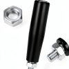 Trailer Jack Handle M10 X 120mm Revolving Handle Lathe Hand Handles M10 Threaded Handles with Nuts-2