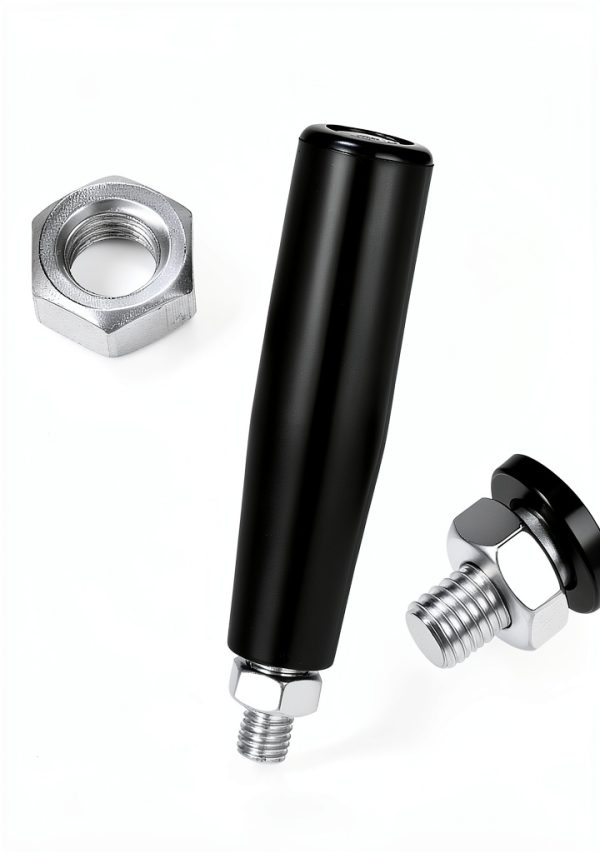 Trailer Jack Handle M10 X 120mm Revolving Handle Lathe Hand Handles M10 Threaded Handles with Nuts-2